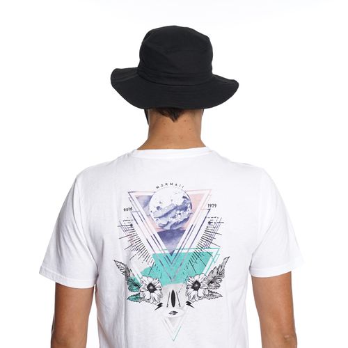Bucket Hat Negro Logo Mormaii