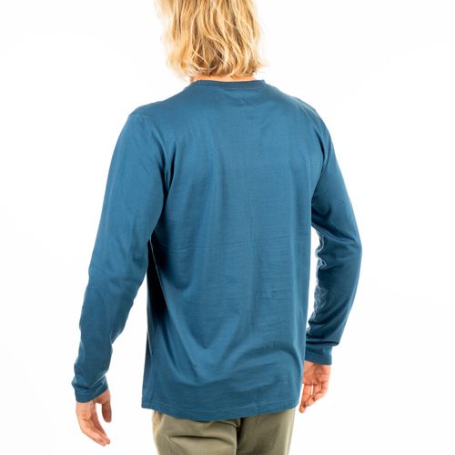 Polera Solid Color Azul Piedra
