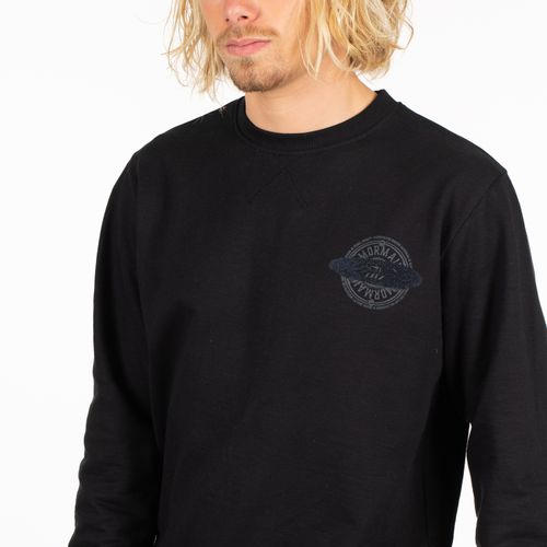 Polerón Crewneck Negro