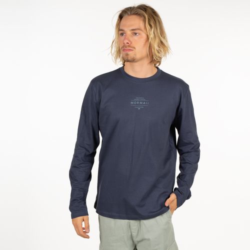 Polera Manga Larga Color Azul