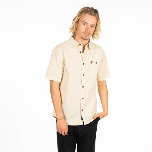 Camisa Manga Corta Garment Dye
