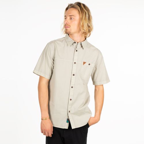 Camisa Manga Corta Garment Dye