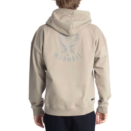 Polerón canguro con estampado en pecho y espalda