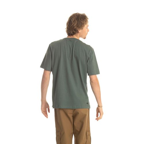 Polera Masculina Básica manga corta estampado pecho al tono