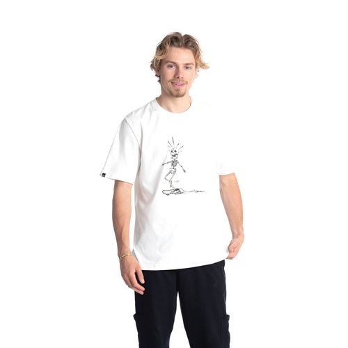 Polera Masculina Básica manga corta con estampado central