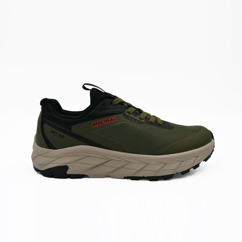 Zapatilla Deportiva Trail Running APEX verde militar