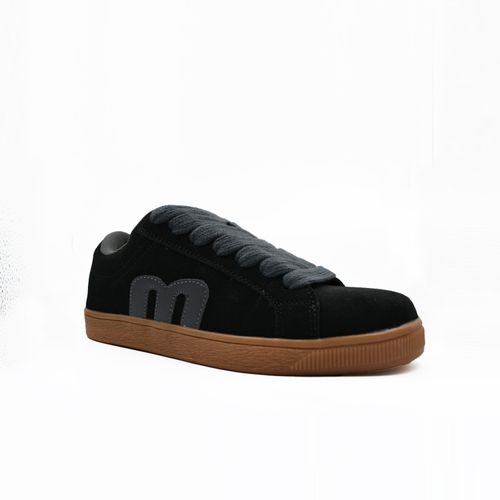 Zapatilla Skater fit ancho Crew Plus negro