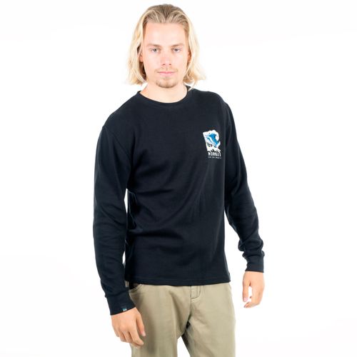 Polera Waffle Negro