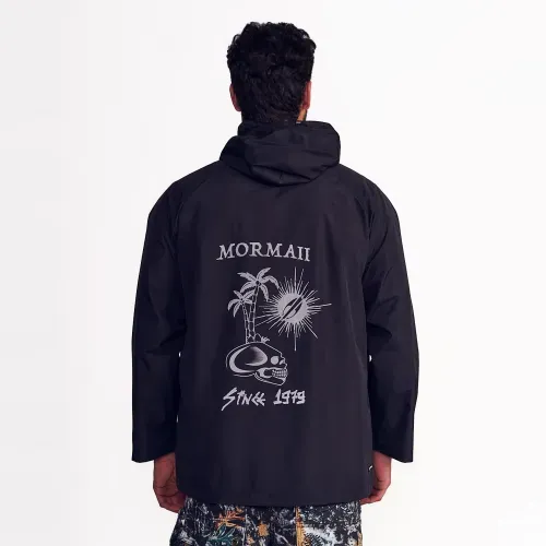 Corta Viento Resistente Al Agua Con Manga Raglan Y Full Zipper