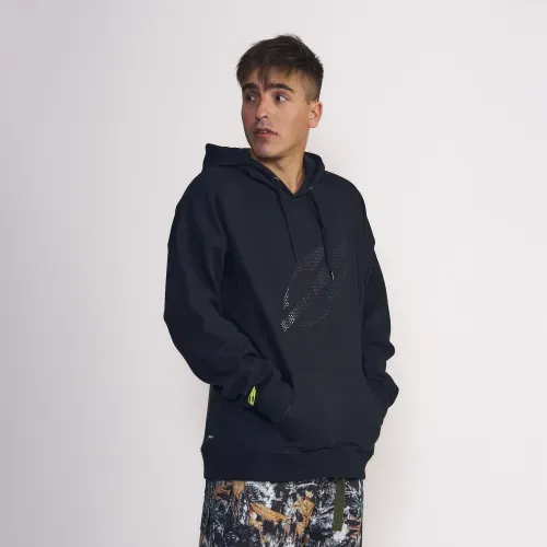 Poleron Masculino Canguro Con Capucha Corporativo Logo Estampado En El Centro