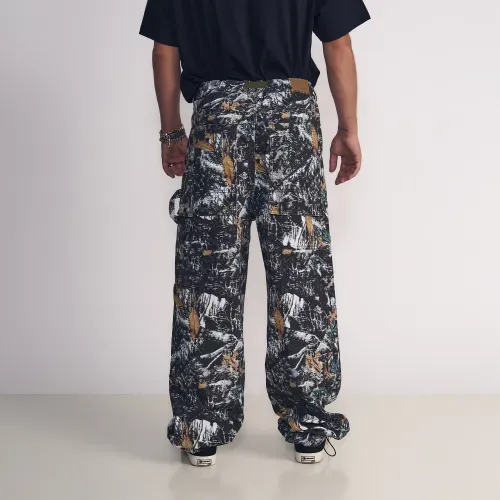 Pantalon Masculino Baggy Flex Carpintero Estampado
