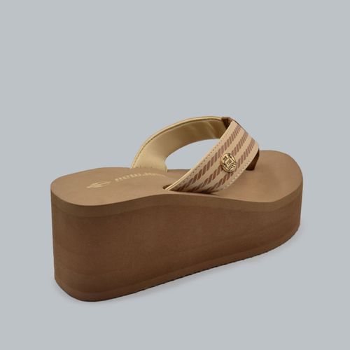 Sandalia Mujer Modelo Diva -  Super Alta Color Solido Con Upper Textil